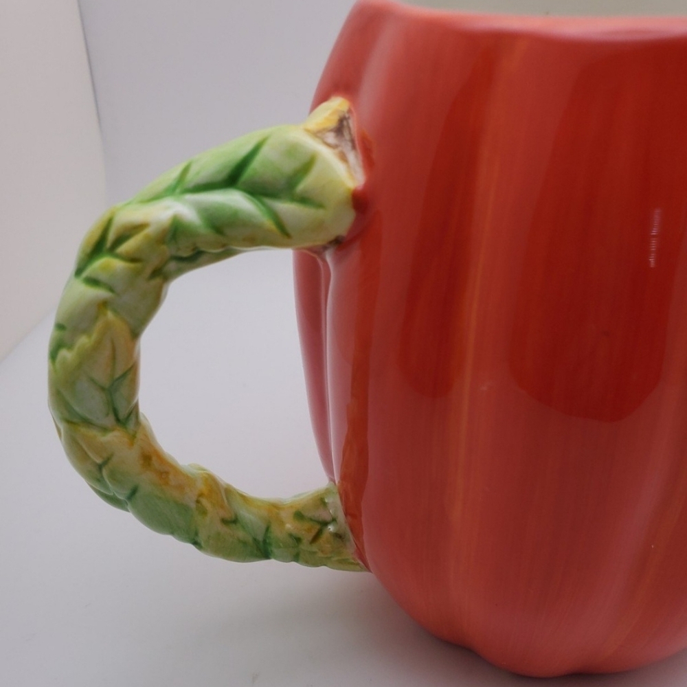 Susan Winget Halloween Pumpkin Mug Jack o Lantern Holiday - Picture 3 of 7